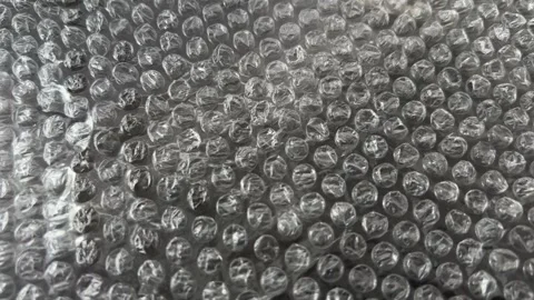 Bubble Cellophane Film for Packaging Video stock 250975399