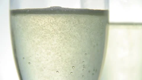 Bubble of champagne Stock Footage 8908539