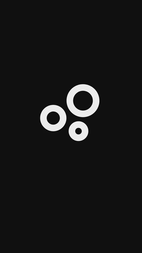 Bubble chart icon outline simple animation. Stock Footage 297155917