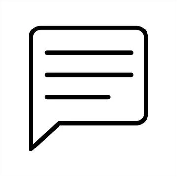 Bubble, chat, communication, mail, message, talk, text icon Stock Illustration