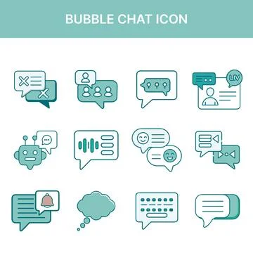 Bubble Chat Icon Stock Illustration