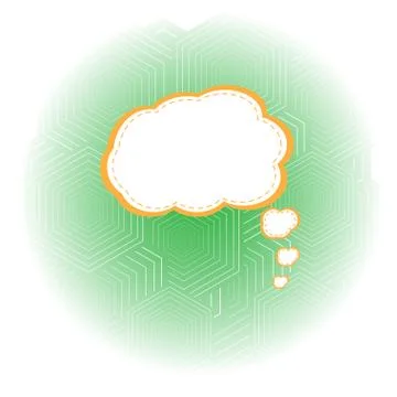 Bubble chat Illustrazione stock