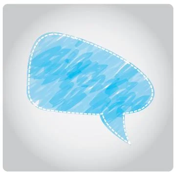 Bubble chat Illustrazione stock