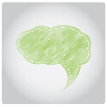 Bubble chat Illustrazione stock
