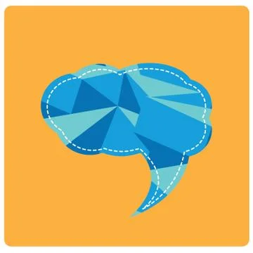 Bubble chat Illustrazione stock