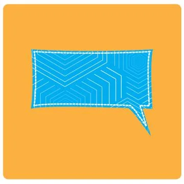 Bubble chat 스톡 일러스트