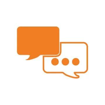 Bubble chat message communication icon. Vector graphic 스톡 일러스트