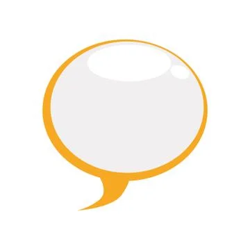 Bubble chat message communication icon. Vector graphic Illustrazione stock