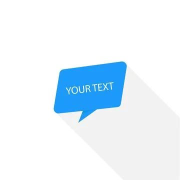 Bubble Chat or Talk Logo Stock Illustration