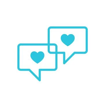 Bubble, Chat, talk icon. Isolated on white background. From blue icon set. Stock Illustration