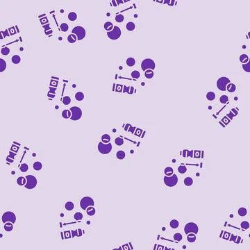 Bubble child fun glyph seamless pattern イラスト素材