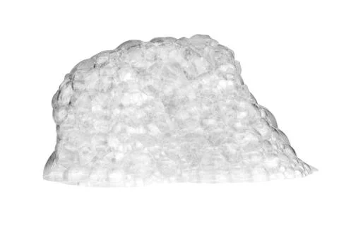 Bubble closeup clean isolated on white background Stock Photos