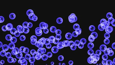 Bubble color 3d render イラスト素材