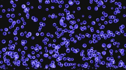 Bubble color 3d render Stock Illustration