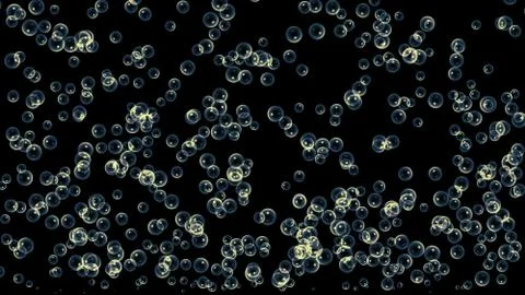 Bubble color 3d render 스톡 일러스트