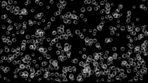 Bubble color 3d render イラスト素材
