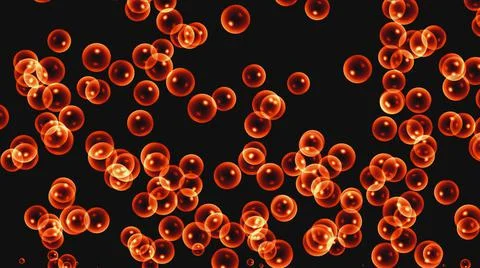 Bubble color 3d render Illustrazione stock