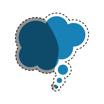 Bubble comic speakbox Stock Illustration