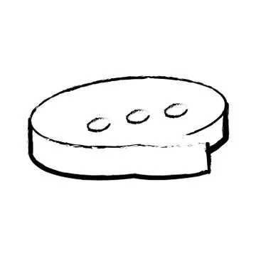 Bubble comic speakbox Illustrazione stock