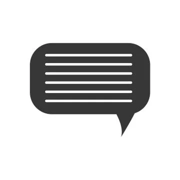 Bubble communication message icon. Vector graphic 스톡 일러스트