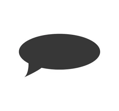 Bubble communication message speak icon. Vector graphic Stock Illustration