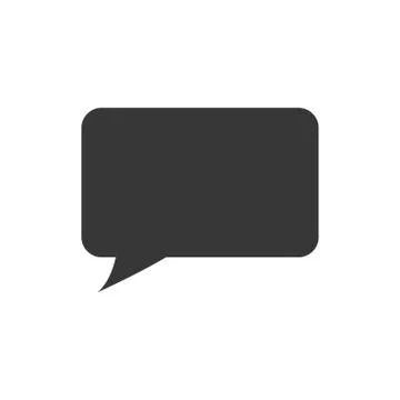 Bubble communication message speak icon. Vector graphic Stock Illustration