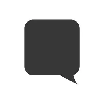 Bubble communication message speak icon. Vector graphic Illustrazione stock