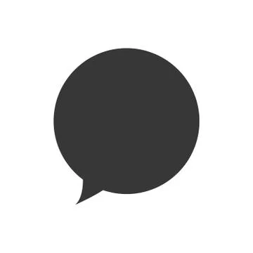 Bubble communication message speak icon. Vector graphic 스톡 일러스트