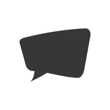 Bubble communication message speak icon. Vector graphic Stockillustratie