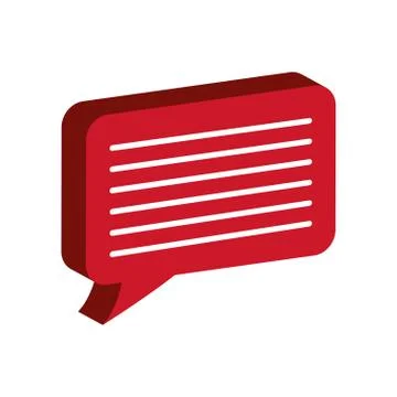 Bubble communication message speak icon. Vector graphic Stockillustratie