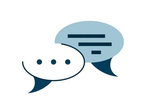 Bubble conversation chat vector illustration background. Concept of talking Stock Illustration