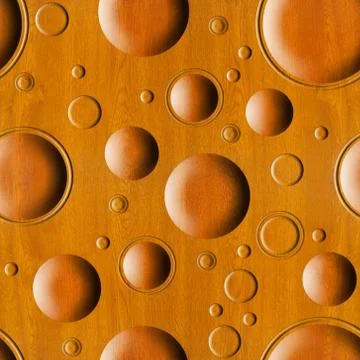 Bubble decorative wooden pattern for seamless background 스톡 일러스트