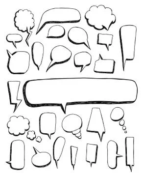 Bubble doodles Stock Illustration