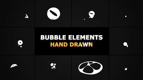Bubble Elements Stock After Effects