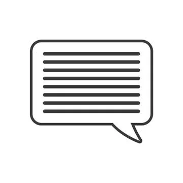 Bubble email message mail communication icon. Vector graphic 스톡 일러스트