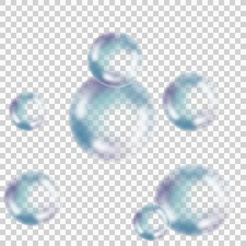 Bubble foam in the colorful Bubble foam soft water color rainbow circle Illustrazione stock