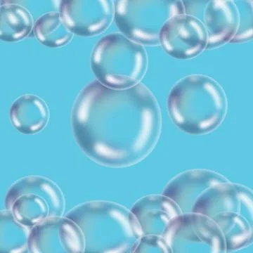 Bubble foam in the colorful Bubble foam soft water color rainbow circle Illustrazione stock