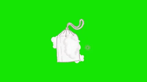 Bubble foam soap on green background 動画素材 329398610