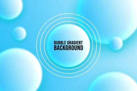 Bubble gradient background 001 Stock Illustration