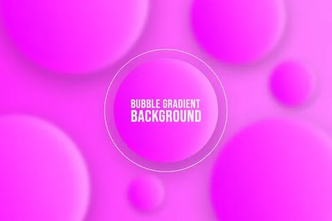 Bubble gradient background 009 Stock Illustration
