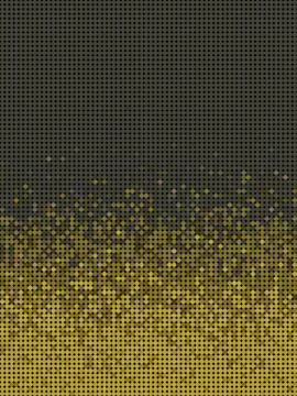 Bubble gradient pattern in green brown and yellow Stock Illustration