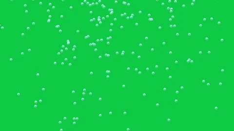 Bubble Green Screen Stock Footage 277318348