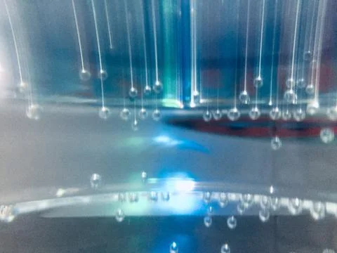 Bubble on Grey Stock Photos