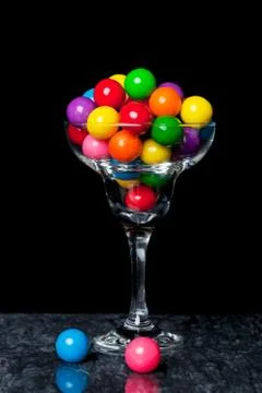 Bubble gum cocktail Stock Photos