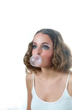 Bubble gum model Stock Photos