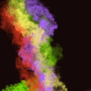 Bubble Gum smoke background Stock Illustration