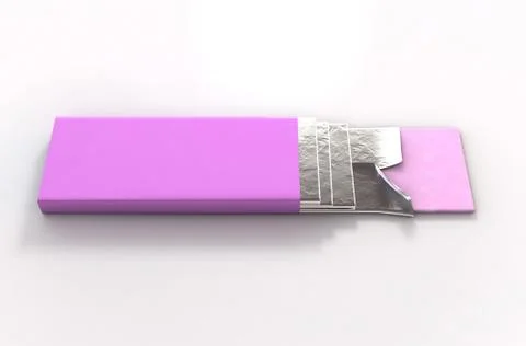 Bubble Gum Sticks Illustrazione stock