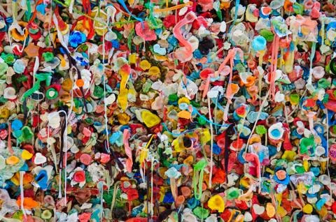 Bubble gum wall background Foto stock