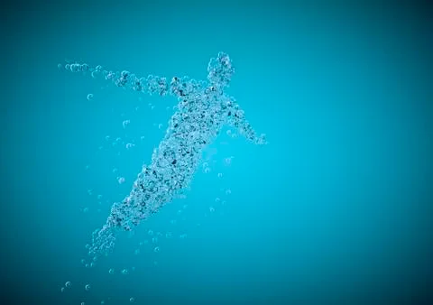 Bubble guy Illustrazione stock