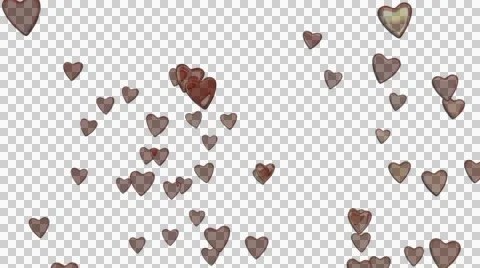 Bubble Hearts 库存影片 46799167